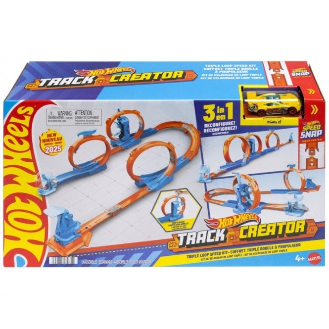 Hot Wheels Track Creator Triple Loop Frenzy Kit