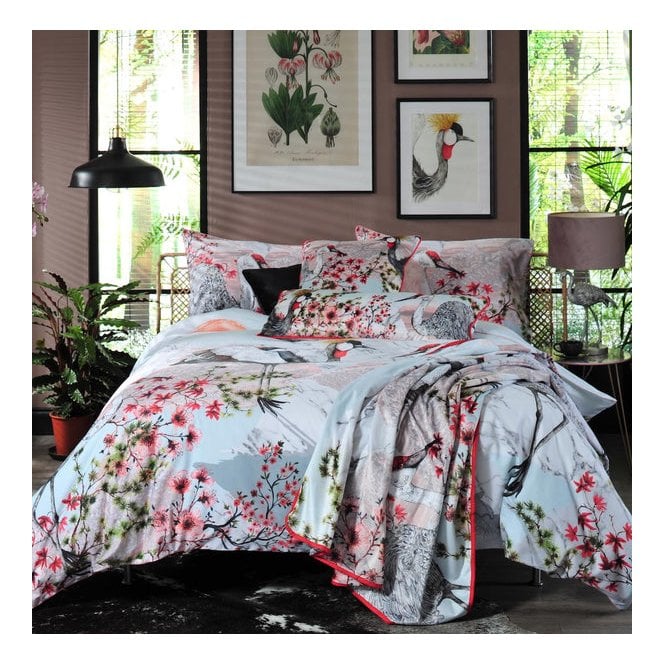 House of Norris Tsuru Nichi Bedding Set 200 Thread Count 100% Cotton Bedlinen Duvet Set, Season 1