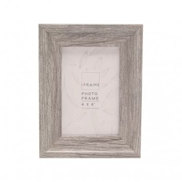 iFrame Mid Grey Wood Effect Frame