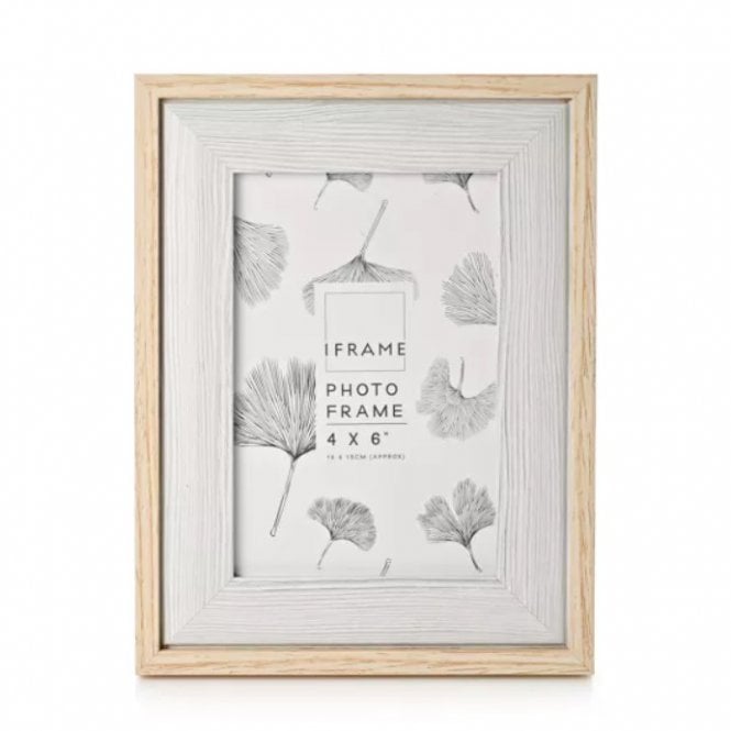 Widdop iFrame Wood & Grey Two Tone Frame
