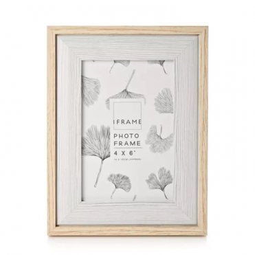 iFrame Wood & Grey Two Tone Frame