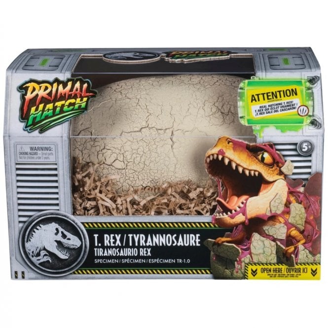 Jurassic World Primal Hatch Interactive Hatching T-Rex Dino Egg