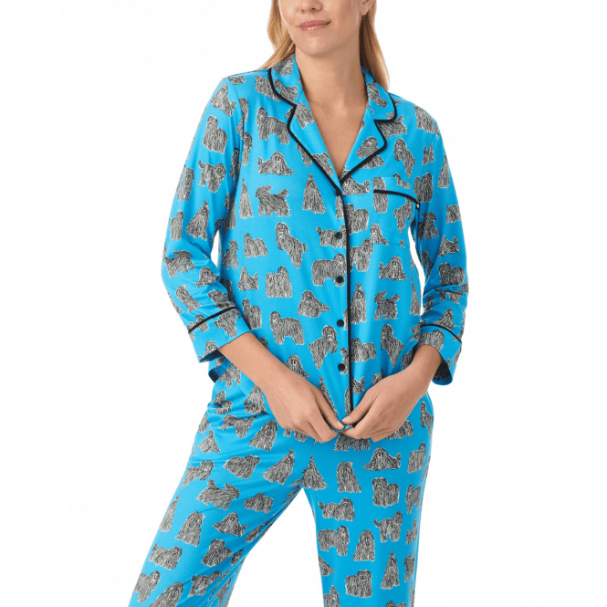 Kate Spade 3/4 Sleeve Long PJ Set