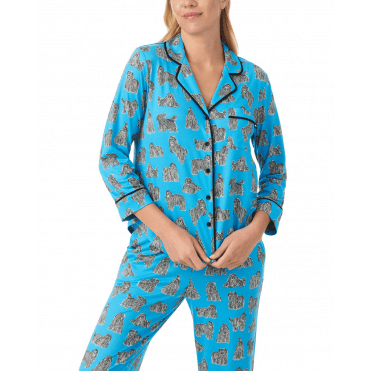3/4 Sleeve Long PJ Set