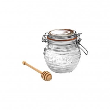 KIL GLASS BUTTER DISH AND LID