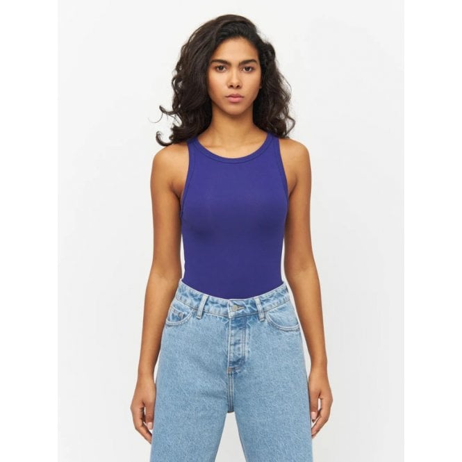 Knowledge Cotton Apparel Racer Rib Top