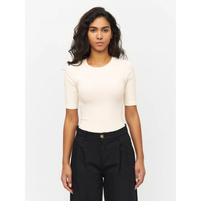 Knowledge Cotton Apparel Rib T-Shirt