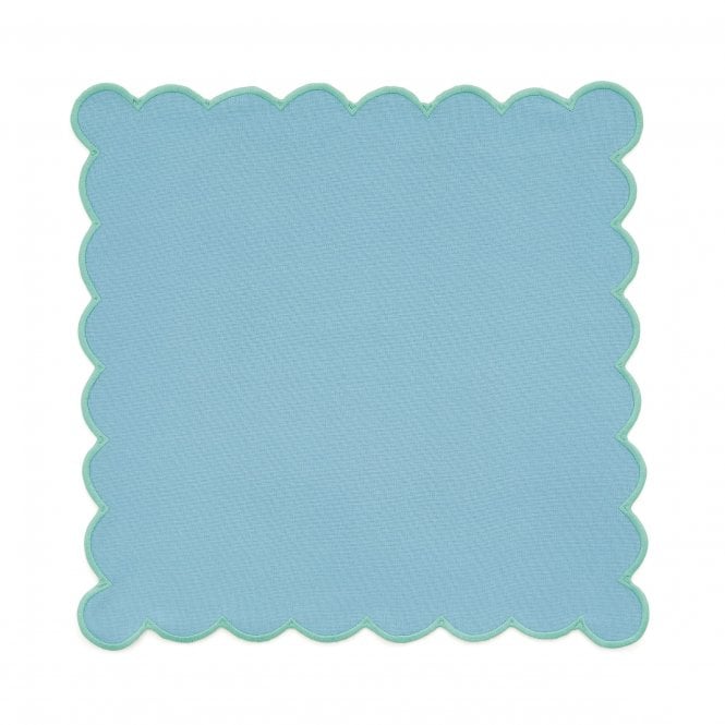 Land & Shore Scallop Trim Napkin - Set of 4
