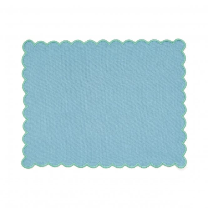 Land & Shore Scallop Trim Placemat - Set of 2