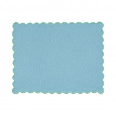 Scallop Trim Placemat - Set of 2