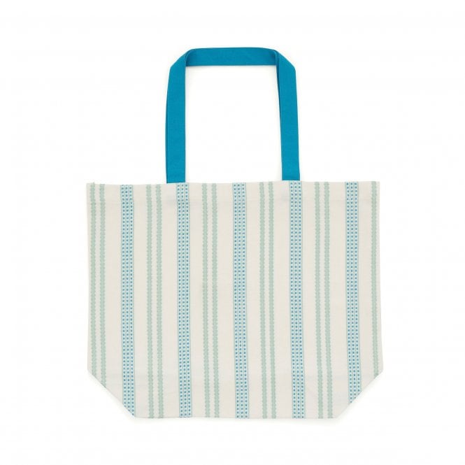 Land & Shore Ticking Stripe Woven Tote Bag