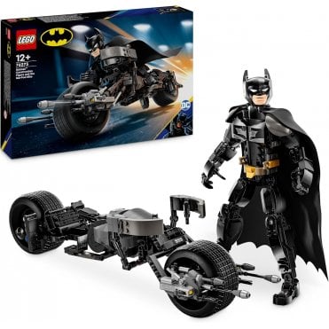 Batman™ Construction Figure and the Bat-Pod Bike