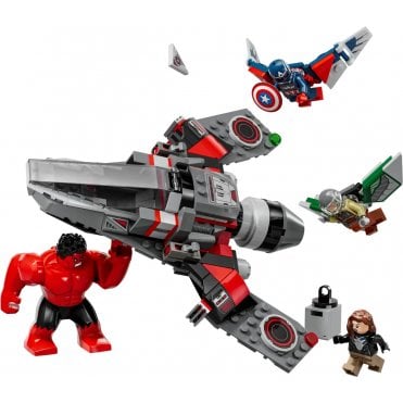 Captain America vs Red Hulk Battle