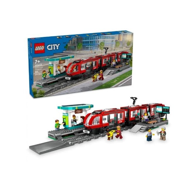 LEGO City Downtown Streetcar and Station