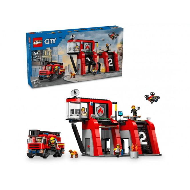LEGO City Fire Station with Fire Truck
