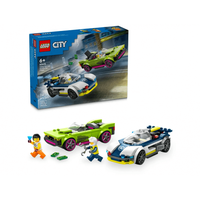 LEGO City Police Car and Muscle Car Chase