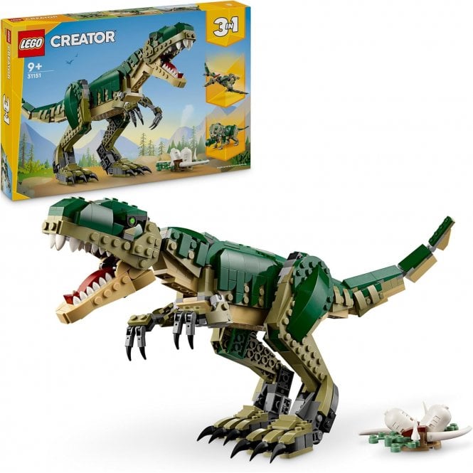 LEGO Creator 3in1 T. rex to Triceratops to Pterodactyl Toys