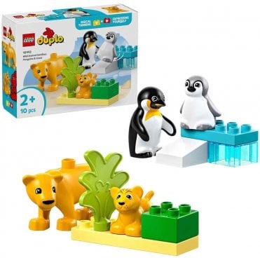 Wild Animal Families: Penguins & Lions
