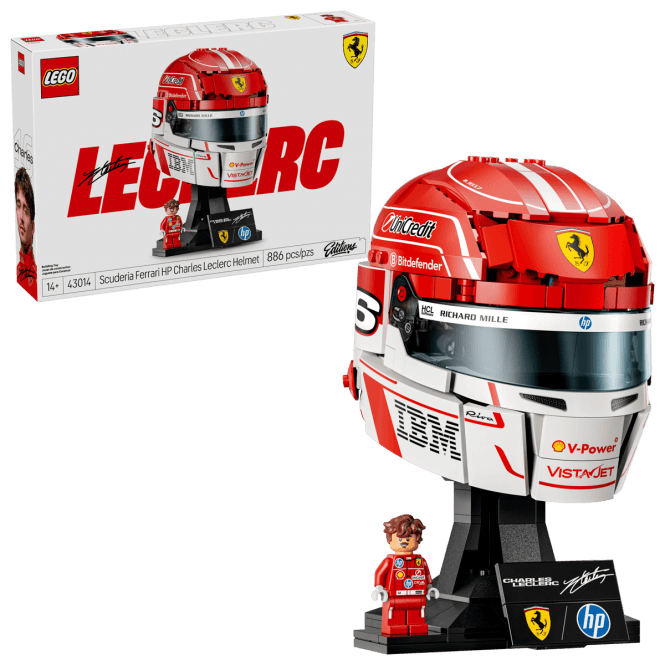 LEGO Editions Scuderia Ferrari HP Charles Leclerc Helmet 43014