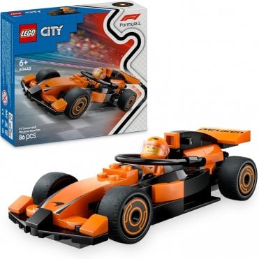 F1 Driver with McLaren Race Car