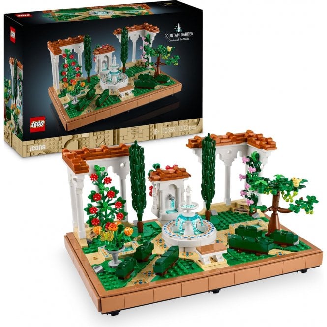 LEGO Icons Fountain Garden
