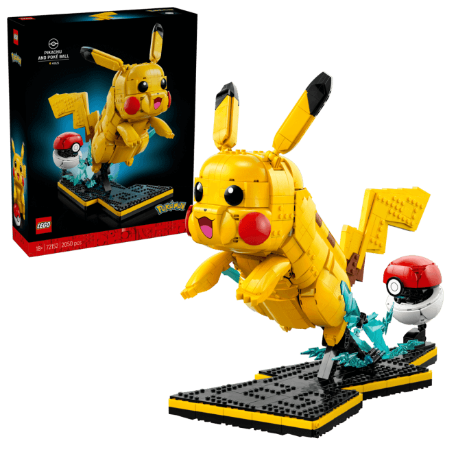LEGO Pokémon Pikachu and Poké Ball 72152