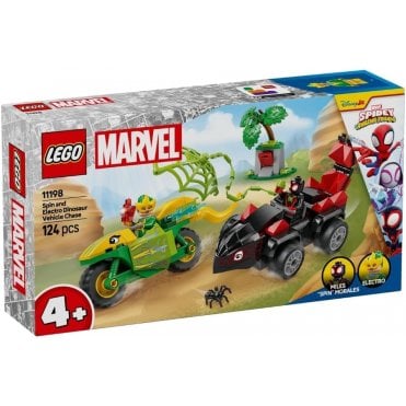 Spin and Electro Dinosaur Vehicle Chase