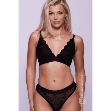 Picot Signature Lace Bralette