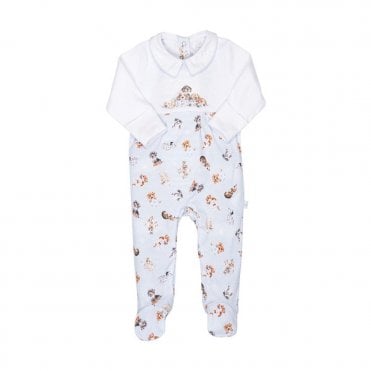 Little Paws Placement Print Babygrow