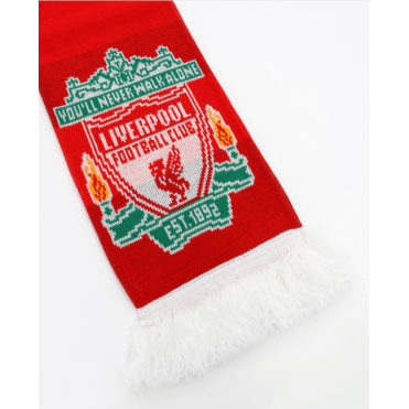 Liverpool Established 1892 Jacquard Knit Scarf