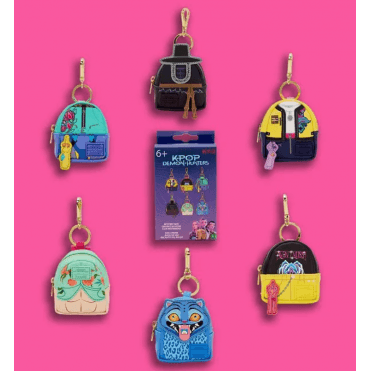 K-Pop Demon Hunters Mystery Mini Backpack Keychain Charm