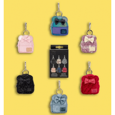 LF DISNEY MINNIE MOUSE GLITTER MYSTERY MINI BACKPACK BAG CHARMS - EACHES