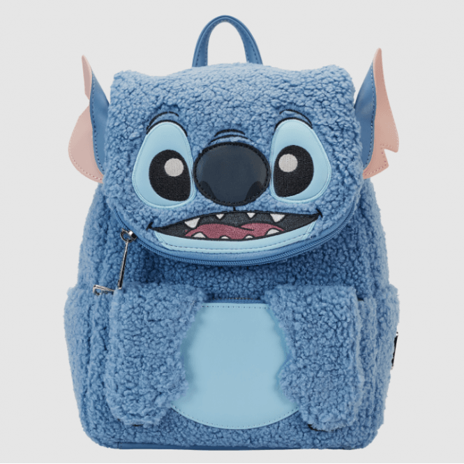 Loungefly LF DISNEY STITCH PLUSH POCKET MINI BACKPACK