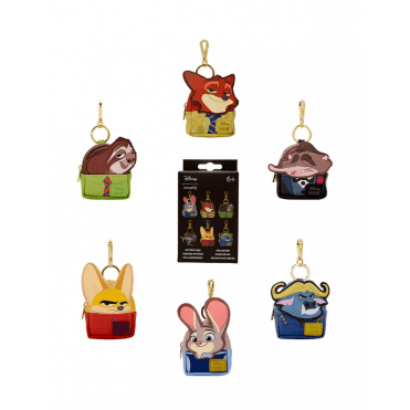 LF Disney Zootopia Mystery Mini Backpack Keychain Charm