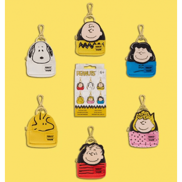 LF PEANUTS MYSTERY MINI BACKPACK BAG CHARMS - EACHES