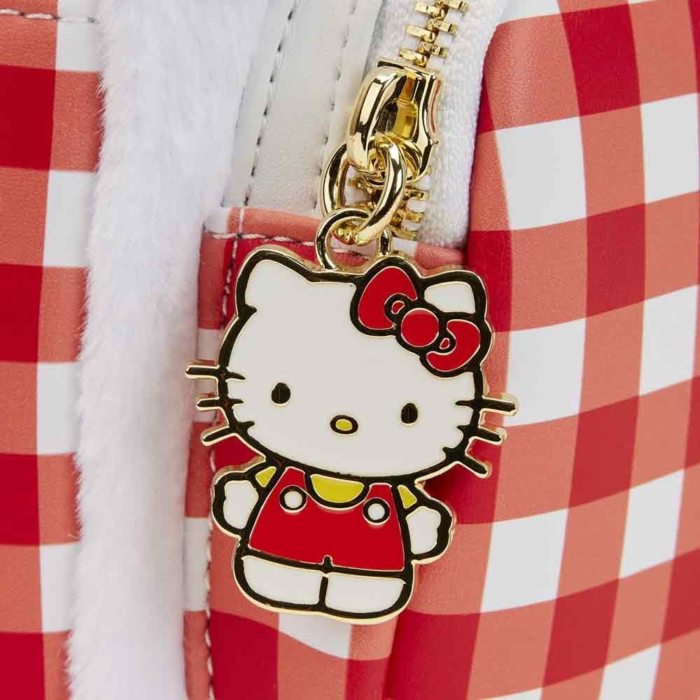 Loungefly Sanrio Hello Kitty Gingham Cosplay Mini Backpack display picture 1
