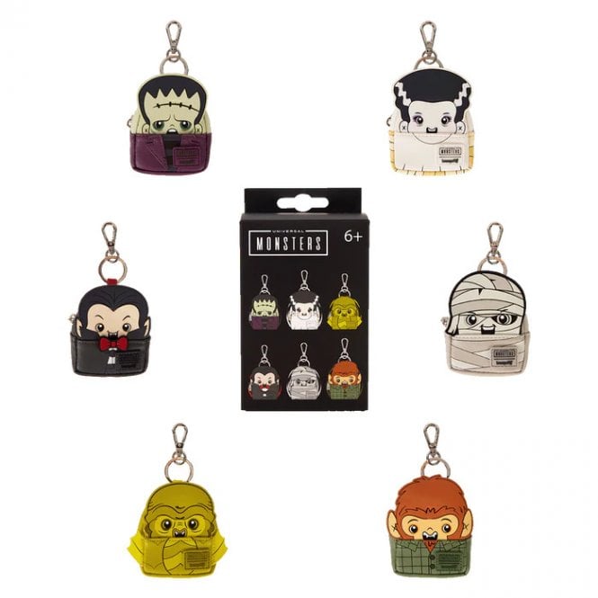 Loungefly Universal Monsters Mystery Mini Backpack Bag Charm