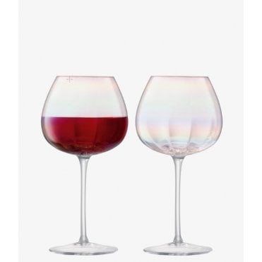 2 Red wine Glasses