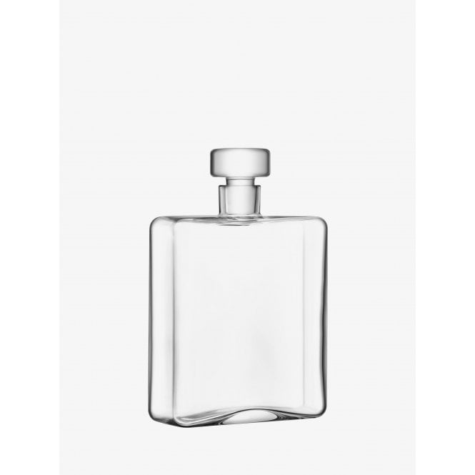 LSA Cask Whisky Oblong Decanter 1L Clear