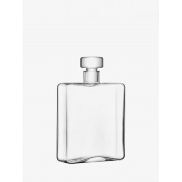 Cask Whisky Oblong Decanter 1L Clear