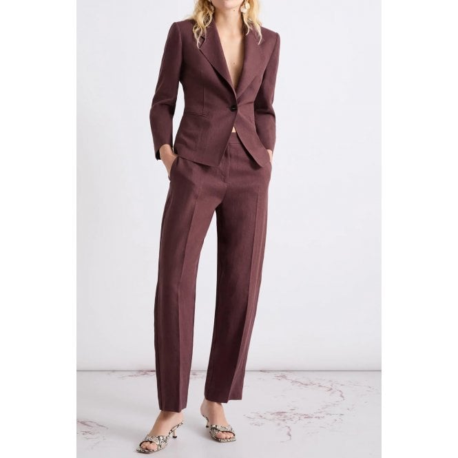 MARELLA Fragola Tailored Linen Chinos