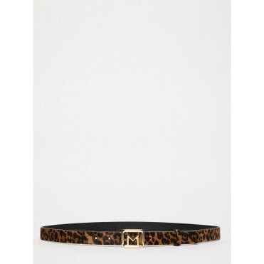 MLAALIBI Animal Skin Print Belt