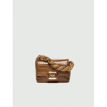 MLALONTRA2 Small Croc Print Le Muse Bag