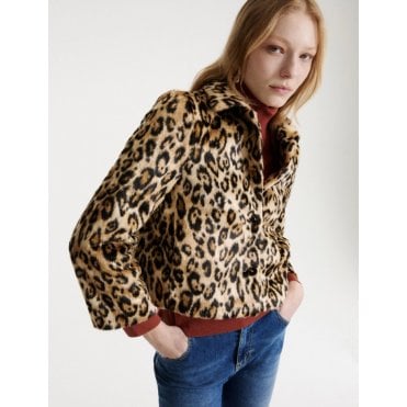 MLSAngel Boxy Pony Skin Print Jersey Jacket