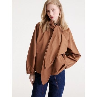 MLSCALAMO Water Repellent Short Trench Coat