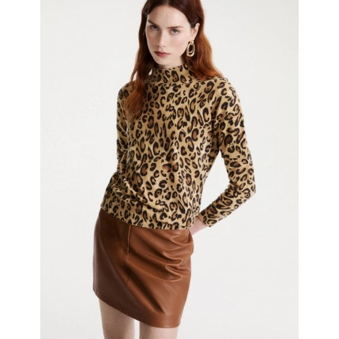 MARELLA MLSFANELLO Buttoned Mock Polo Neck Jumper