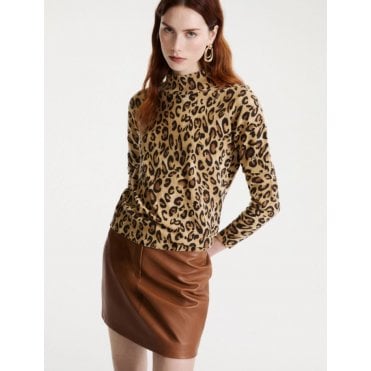 MLSFANELLO Buttoned Mock Polo Neck Jumper