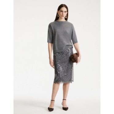 MLSVELA Cashmere Blend Elbow Length Jumper