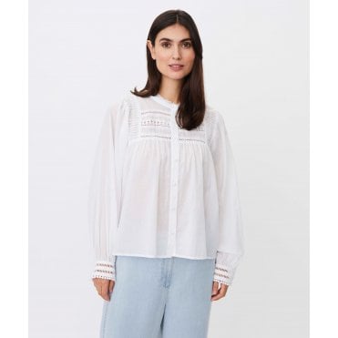 MaIzoria Lace Detail Shirt