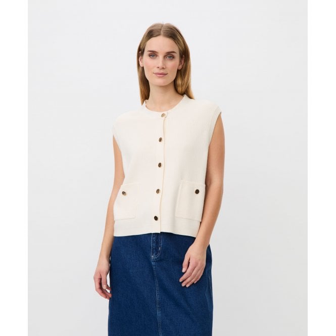 MASAI MaLossan Ribbed Knit Cardigan Vest